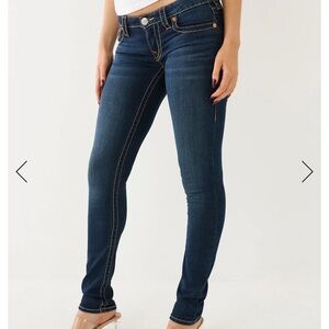 True Religion STELLA BIG T LOW RISE SKINNY JEAN
